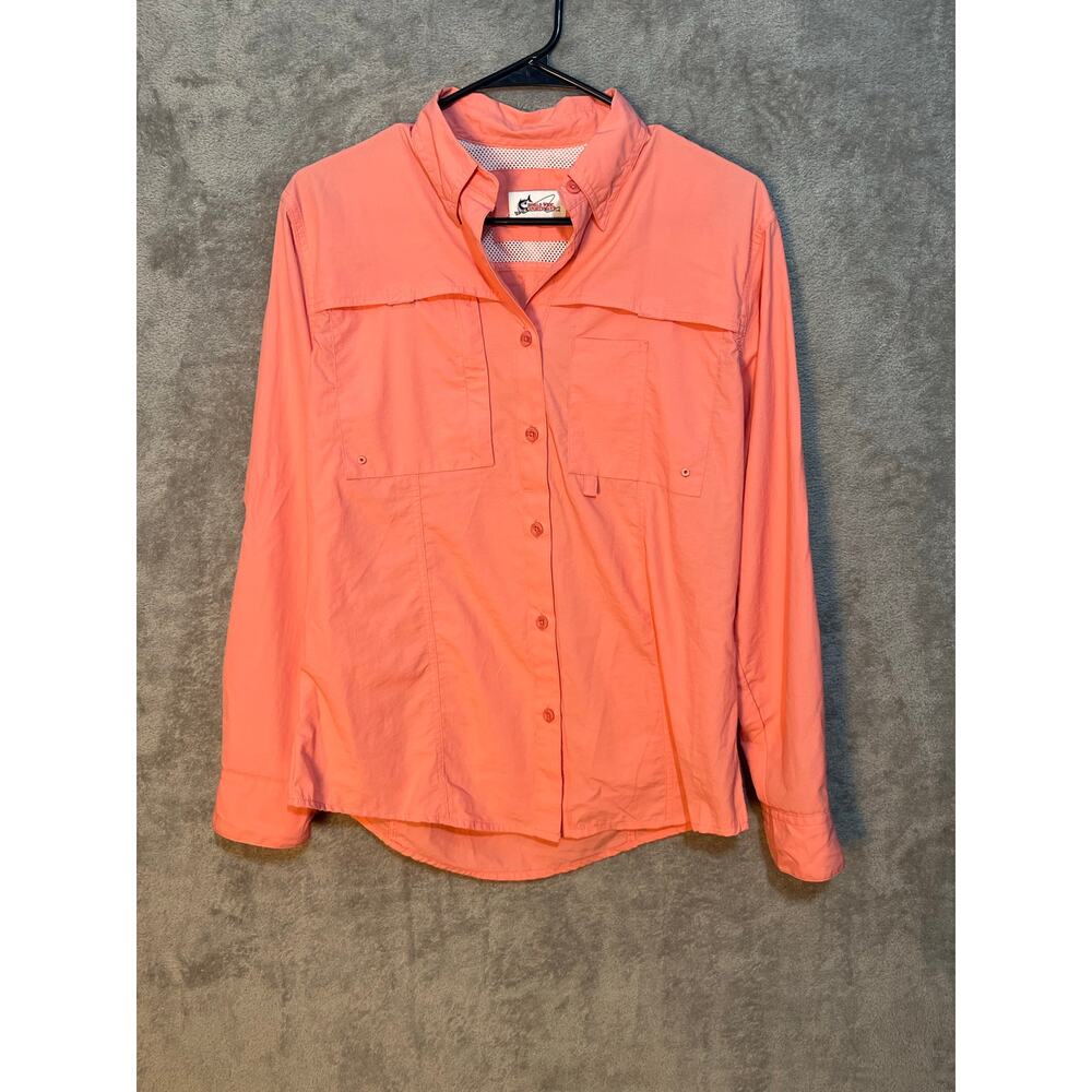 Worldwide Sportsman Fishing Shirt Small Pink Spring Summer Outdoors Athleisure